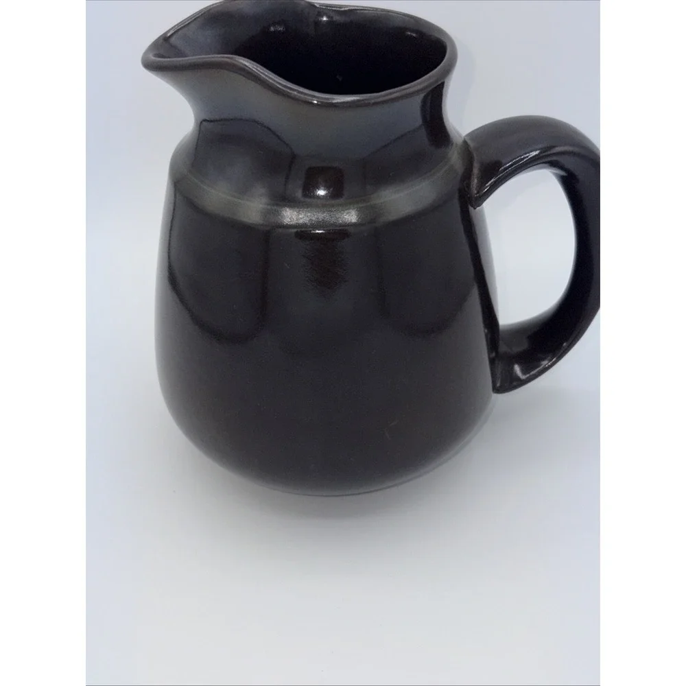 Vintage Franciscan Madeira Pitcher 32 oz Brown Green Earthenware Stoneware 7